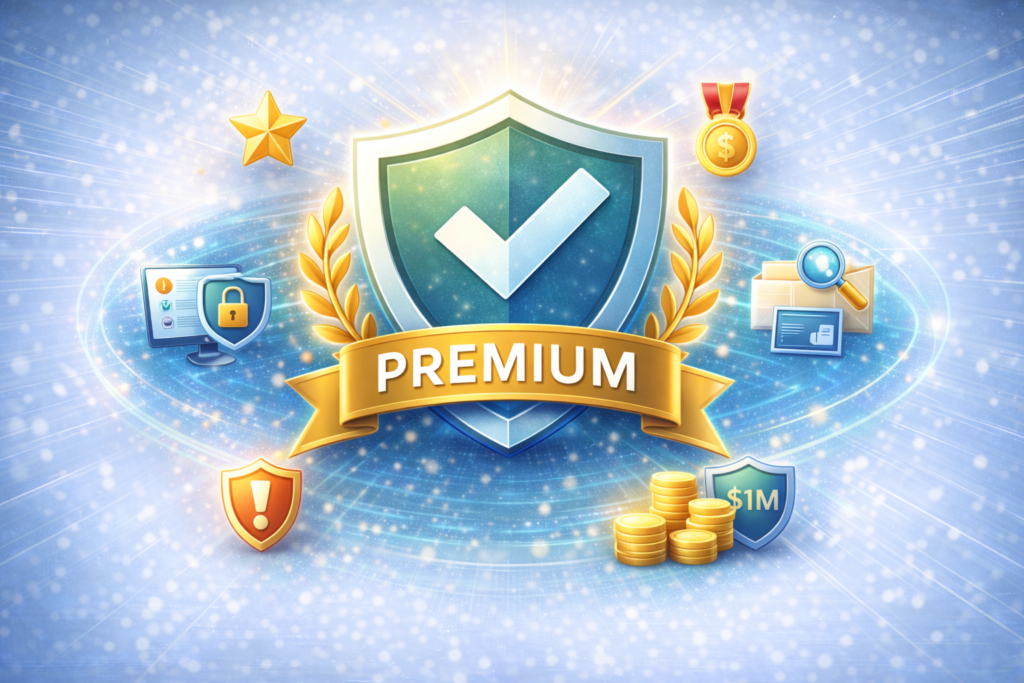 Best Identity Theft Protection Services for 2026: Premium feature badge and icons