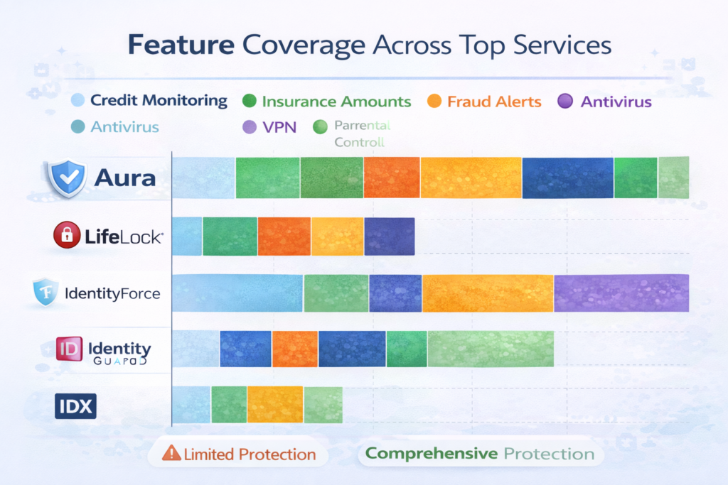 Is Aura Worth It?: Feature comparison of identity protection services