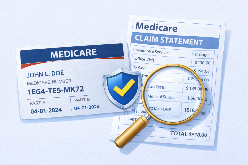 Best Identity Theft Protection for Seniors: Medicare card and claim statement review