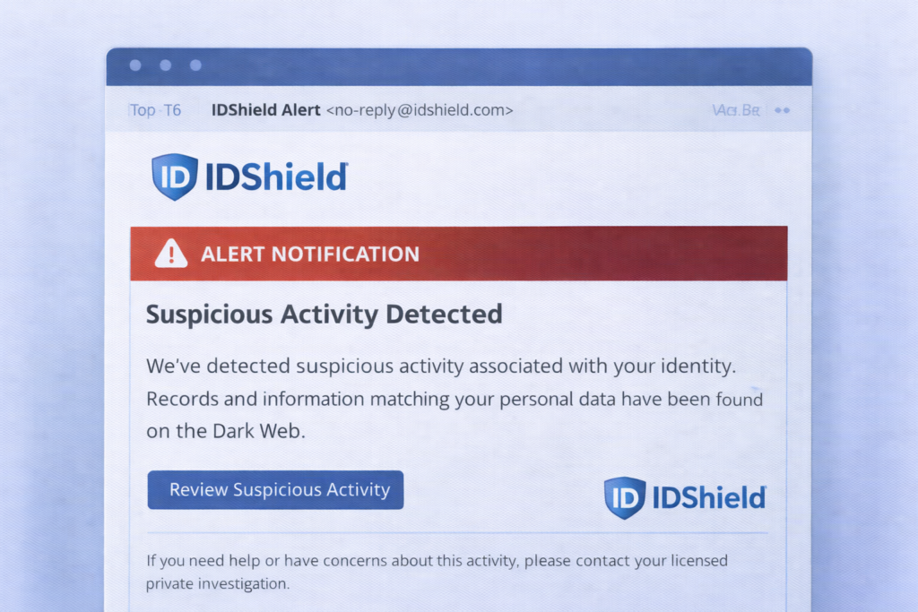 Best Identity Theft Protection for Seniors: Suspicious activity alert notification