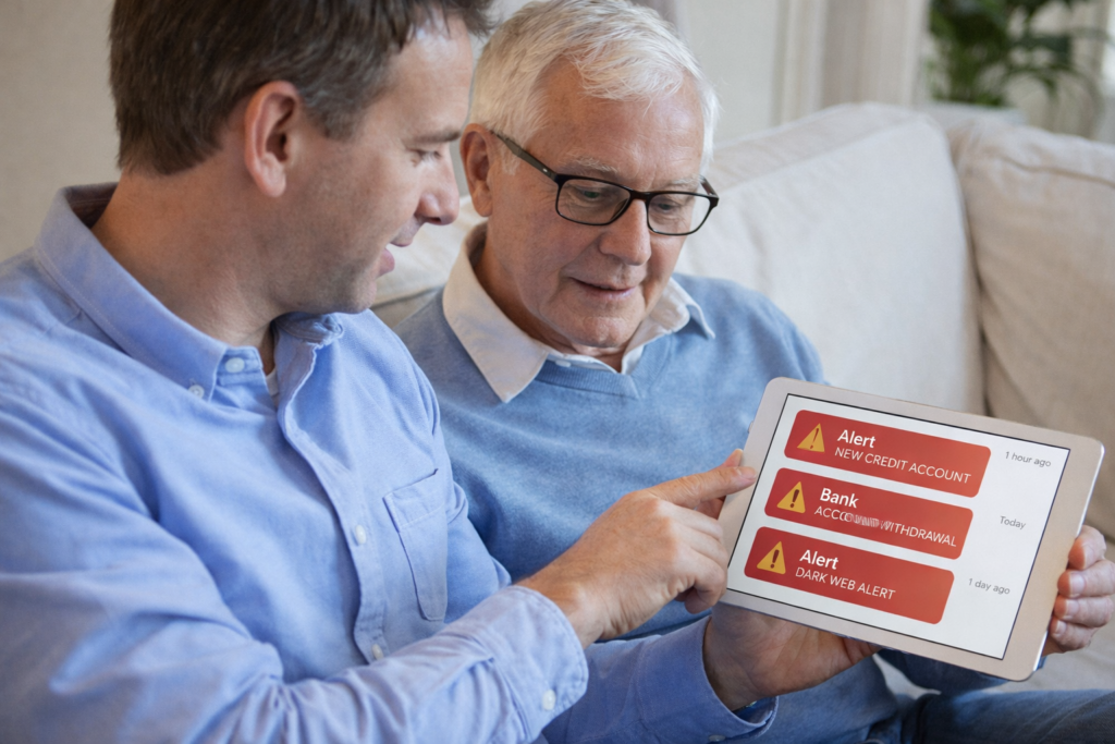 Best Identity Theft Protection for Seniors: Reviewing important alerts together