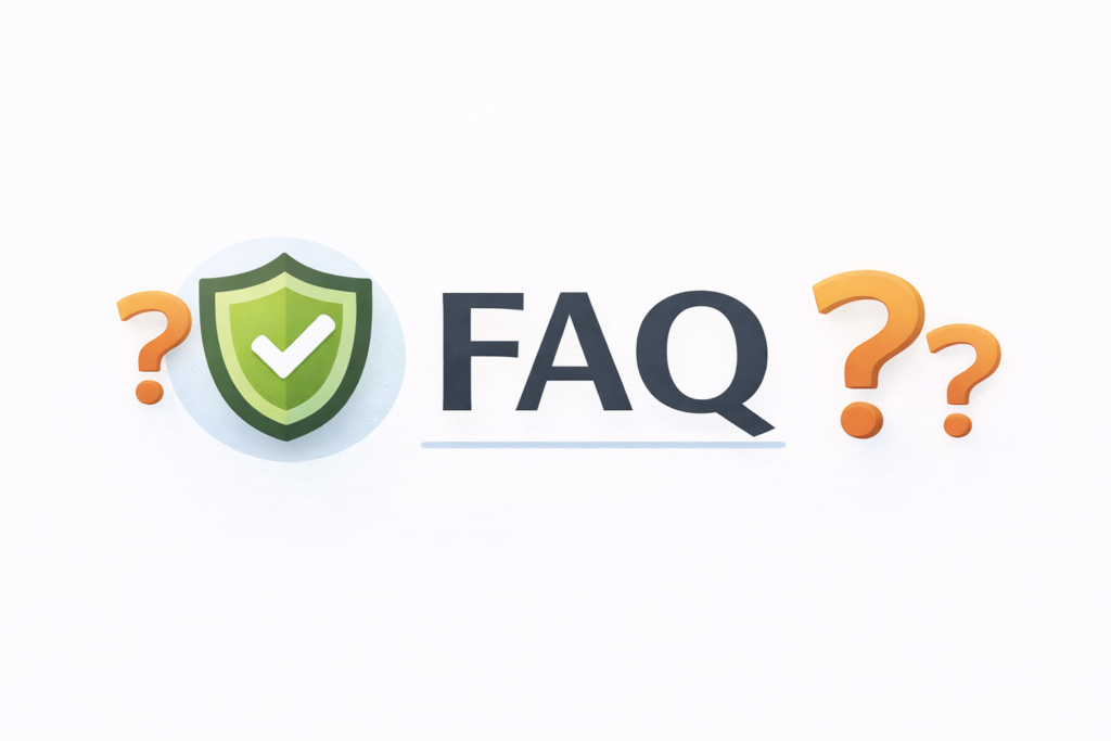 Best Identity Theft Protection for Seniors: FAQ with shield and question marks