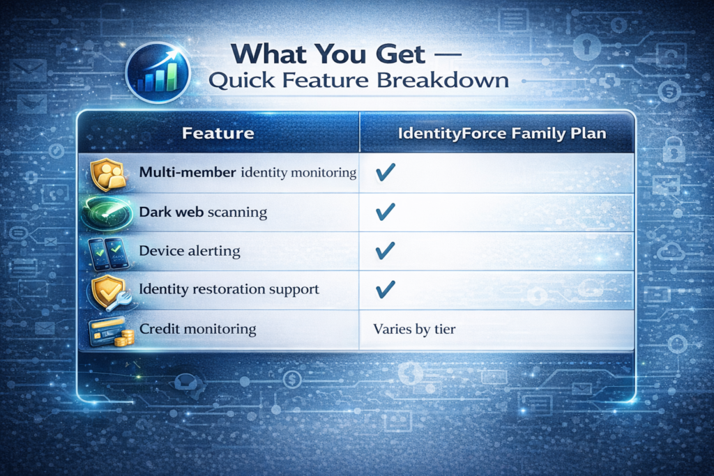 Best Identity Theft Protection for Families (2026 Guide): IdentityForce Family Plan feature breakdown