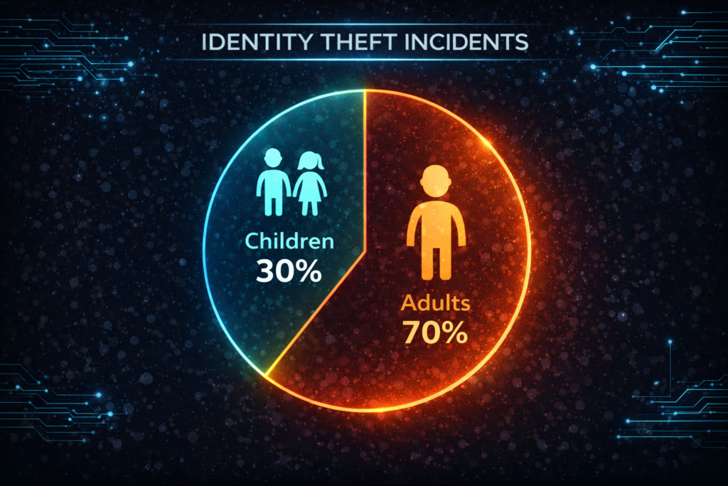 Best Identity Theft Protection for Families (2026 Guide):Identity theft distribution by age
