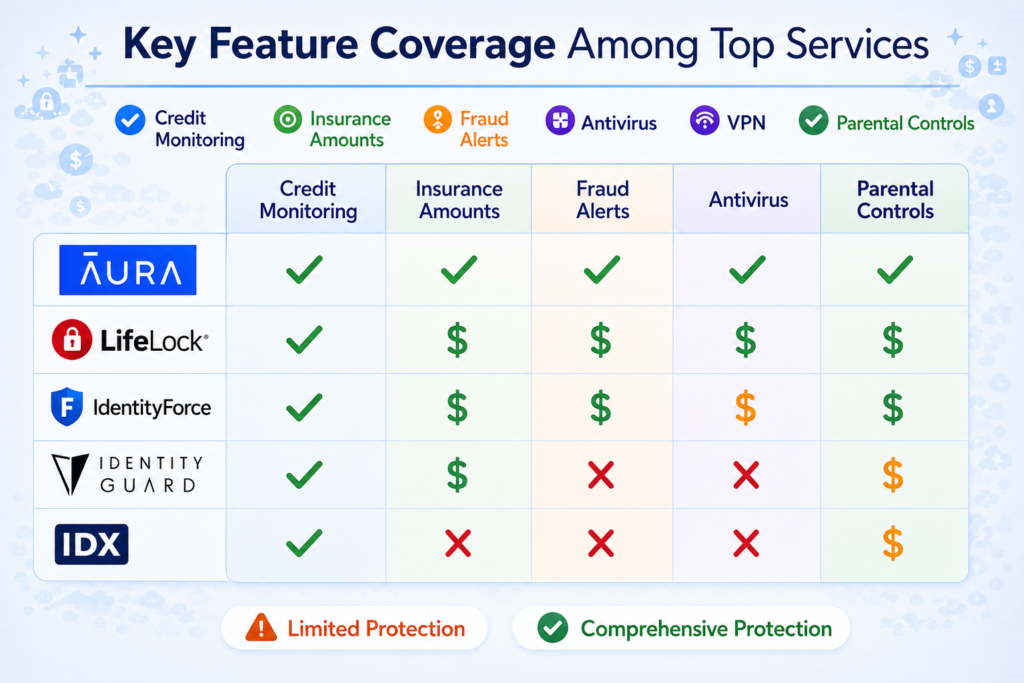 Is Aura Worth It?: Key feature comparison of services
