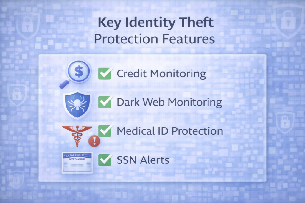 Best Identity Theft Protection Services for 2026: Key identity theft protection features