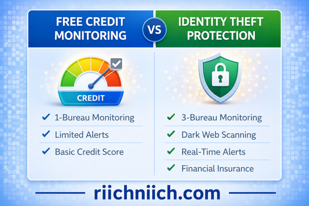 Best Identity Theft Protection Services for 2026: Free credit vs identity theft protection