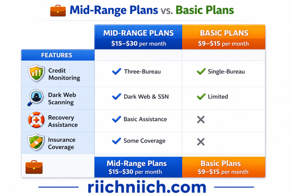 Best Identity Theft Protection Services for 2026: Mid-range vs. basic plans comparison