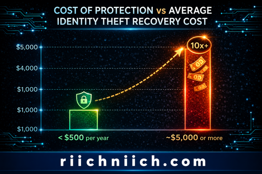 Best Identity Theft Protection for Families: Cost of protection vs identity theft recovery