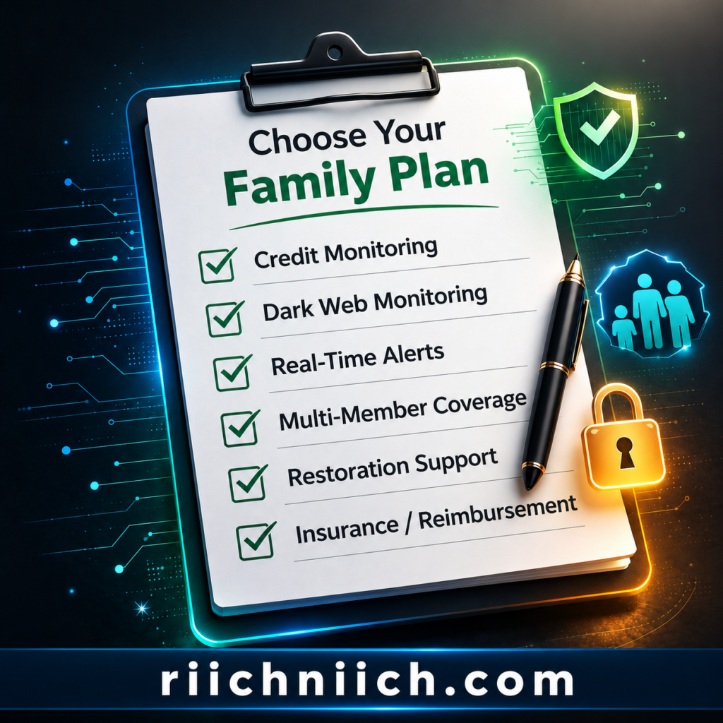 Best Identity Theft Protection for Families: Choose your family plan checklist