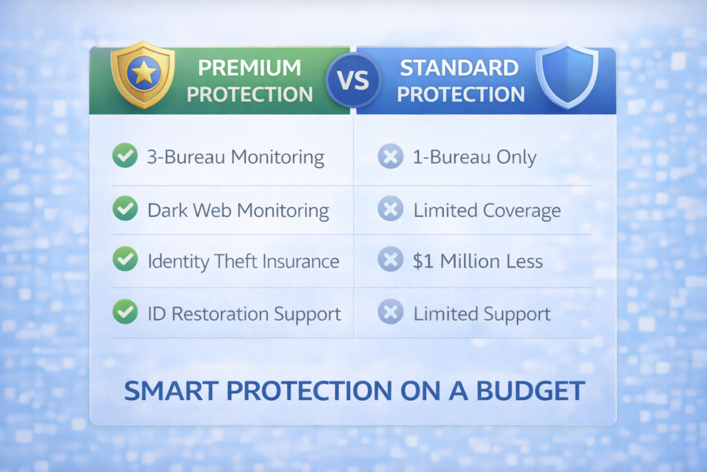 Best Identity Theft Protection Services for 2026: Premium versus standard protection comparison