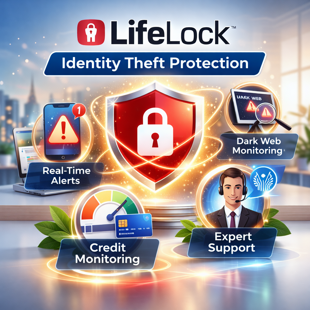 Best Identity Theft Protection Services for 2026: LifeLock identity protection features illustrated