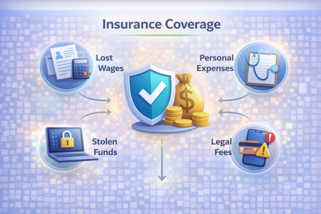 Best Identity Theft Protection Services for 2026: Insurance coverage infographic design