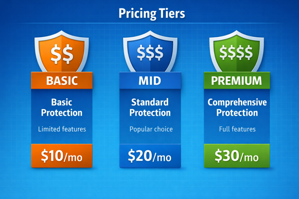 Best Identity Theft Protection Services for 2026: Identity theft protection plans infographic