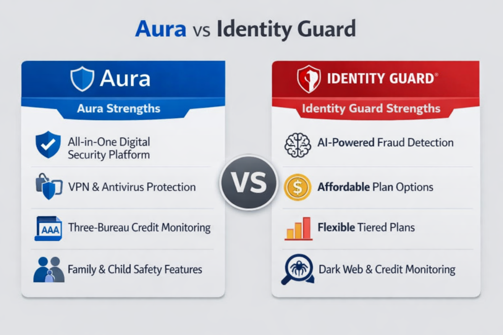 Aura vs Identity Guard: Aura vs Identity Guard comparison