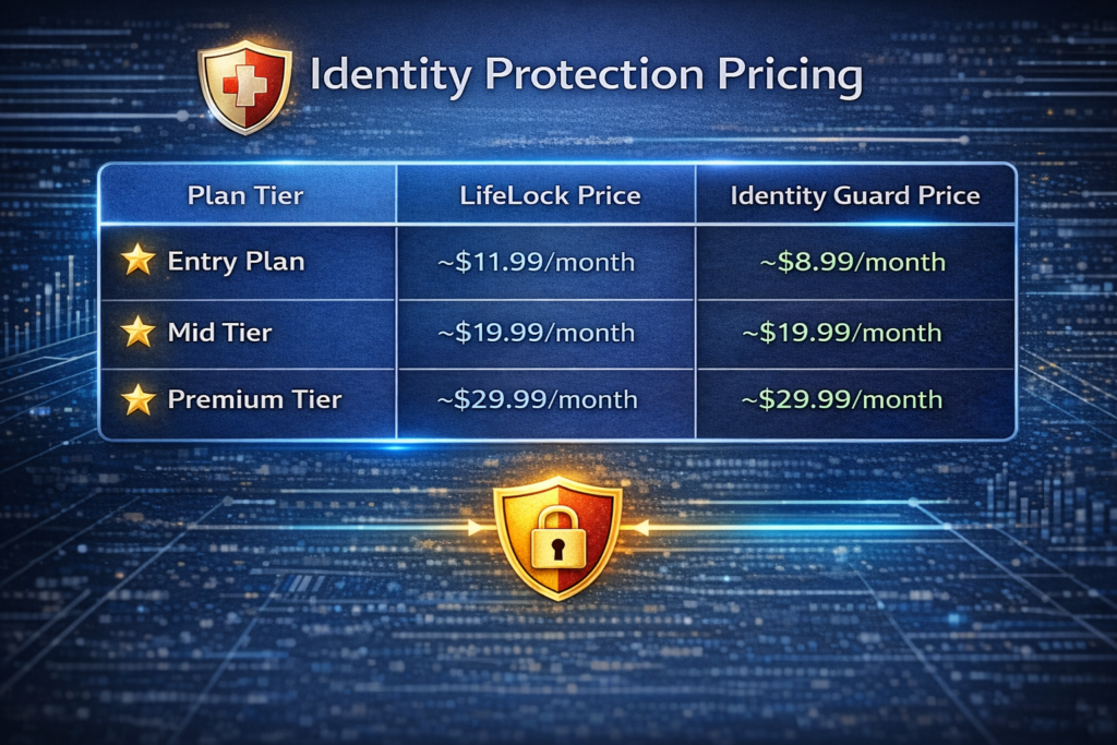LifeLock vs Identity Guard: Identity protection pricing comparison