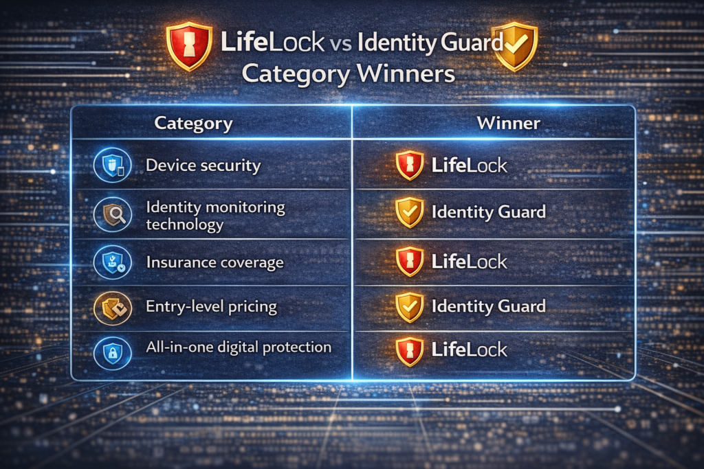 LifeLock vs Identity Guard: LifeLock vs Identity Guard comparison