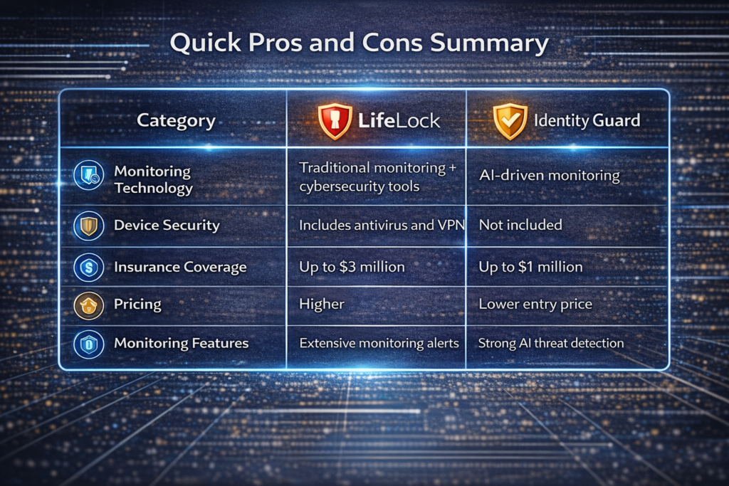 LifeLock vs Identity Guard: Fintech comparison: LifeLock vs Identity Guard