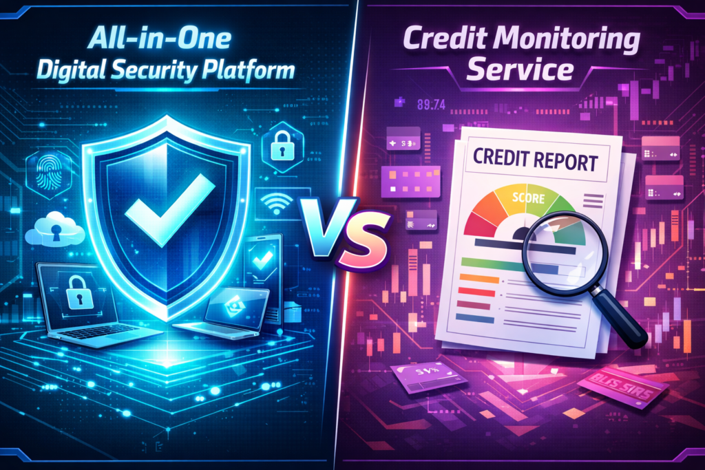 Aura vs Experian IdentityWorks: Digital security vs credit monitoring