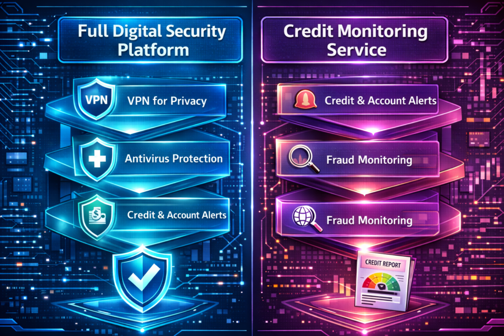 Aura vs Experian IdentityWorks: Digital security vs credit monitoring comparison