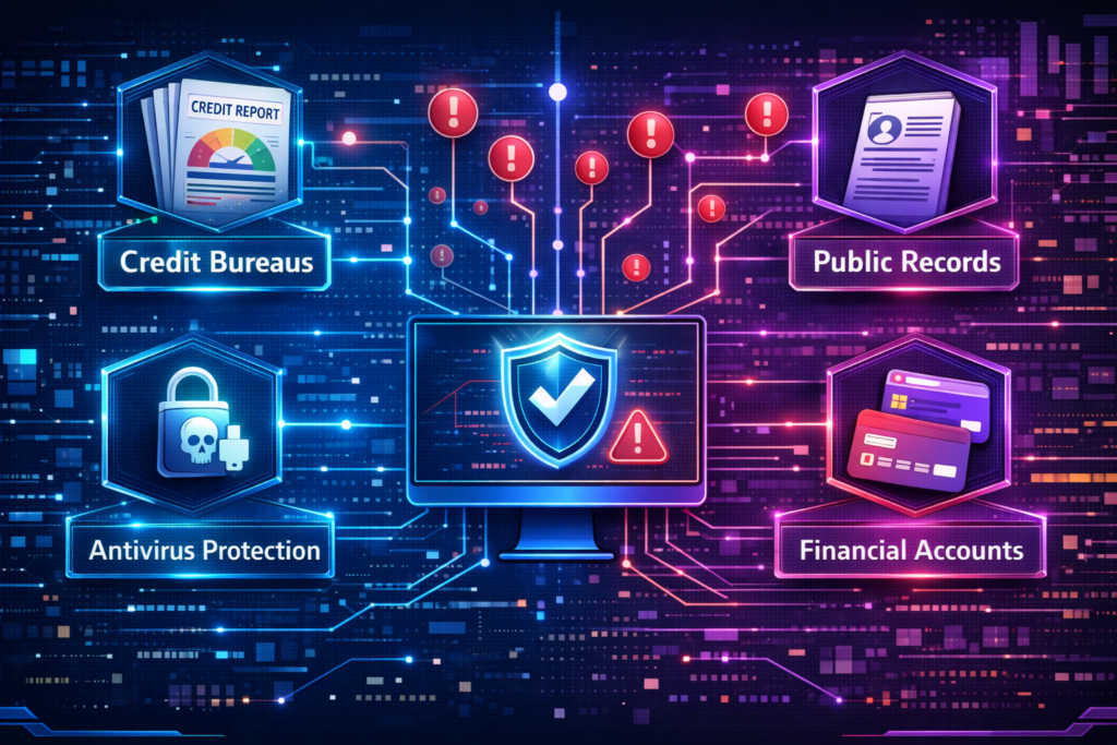 Aura vs Experian IdentityWorks: Identity data sources in a digital network