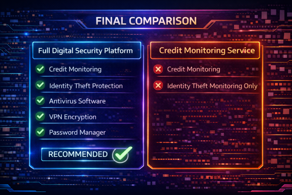 Aura vs Experian IdentityWorks: Digital security vs. credit monitoring comparison