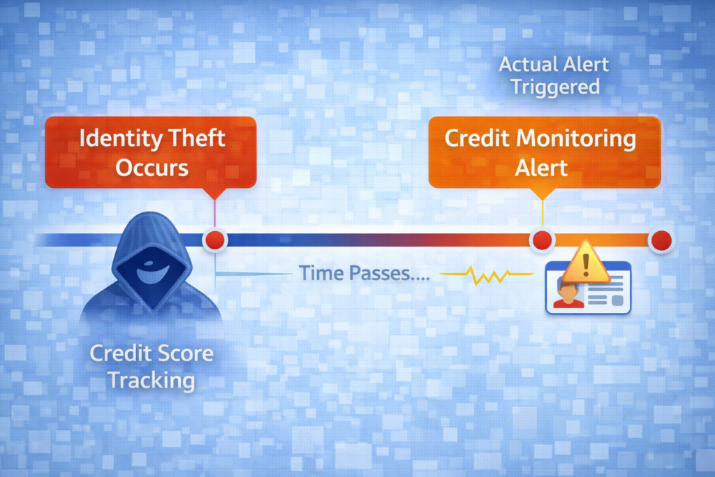 Is Aura Better Than Free Credit Monitoring?: Timeline of identity theft alert process