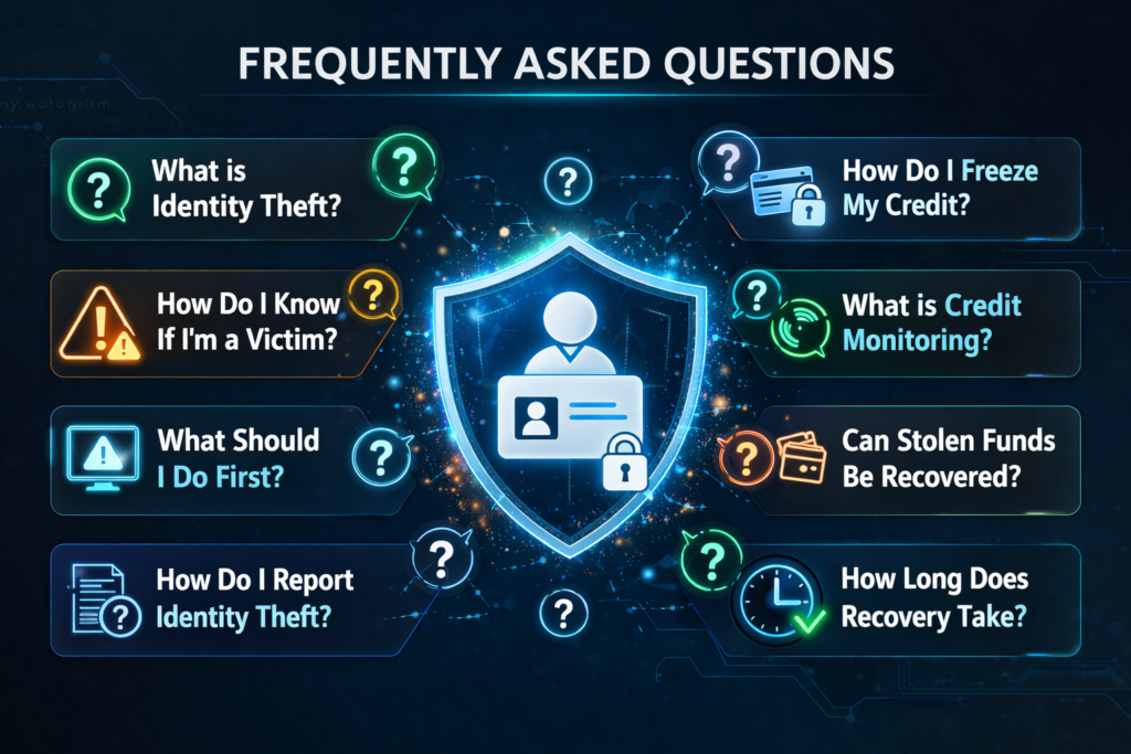 13 warning signs someone stole your identity: Identity theft protection FAQ layout