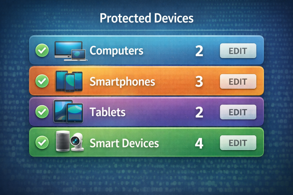 Best Antivirus for Families: Protected devices checklist