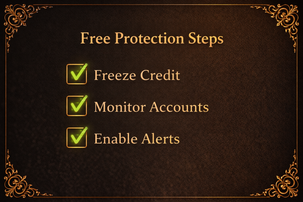 Do You Really Need Identity Theft Protection in 2026?: Free protection steps in gold and green
