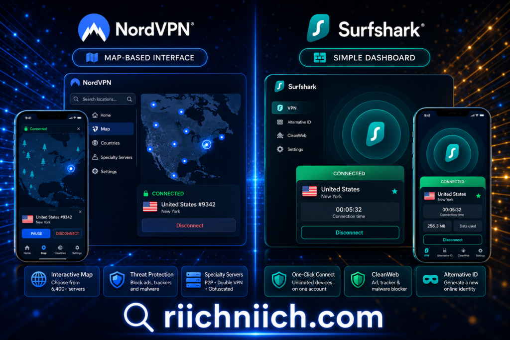 NordVPN vs Surfshark: NordVPN vs Surfshark: Futuristic comparison