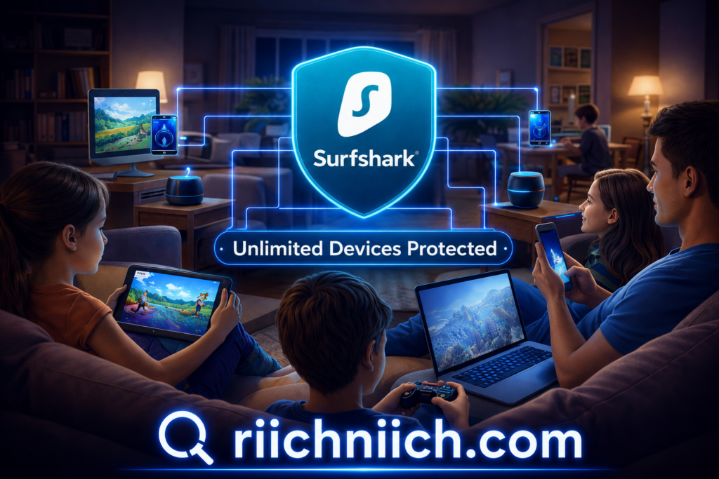 NordVPN vs Surfshark: Family gaming connected at home
