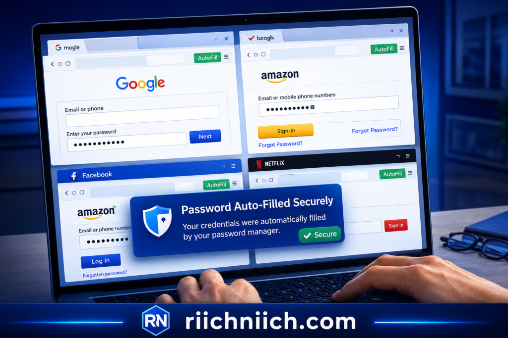 best password managers: Secure password manager in action