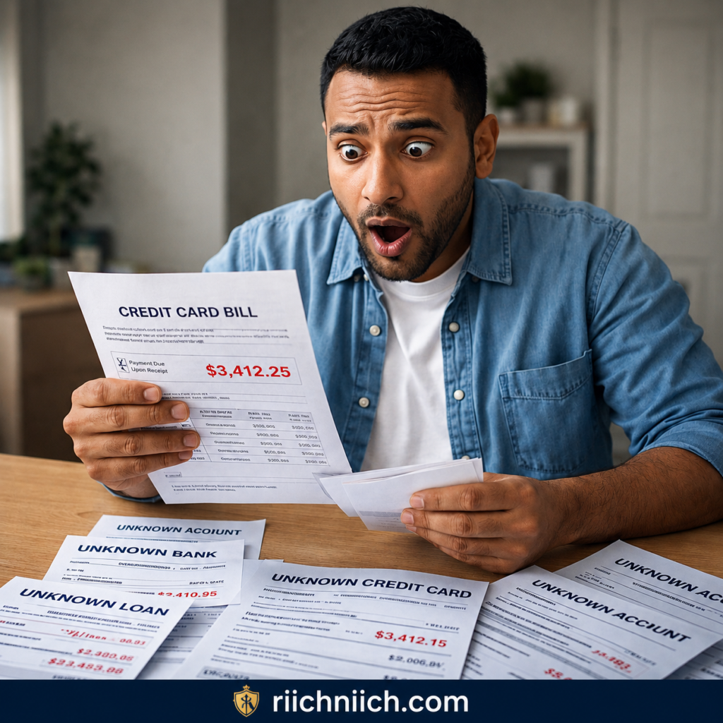 13 warning signs someone stole your identity: Shocked by mounting bills and debt
