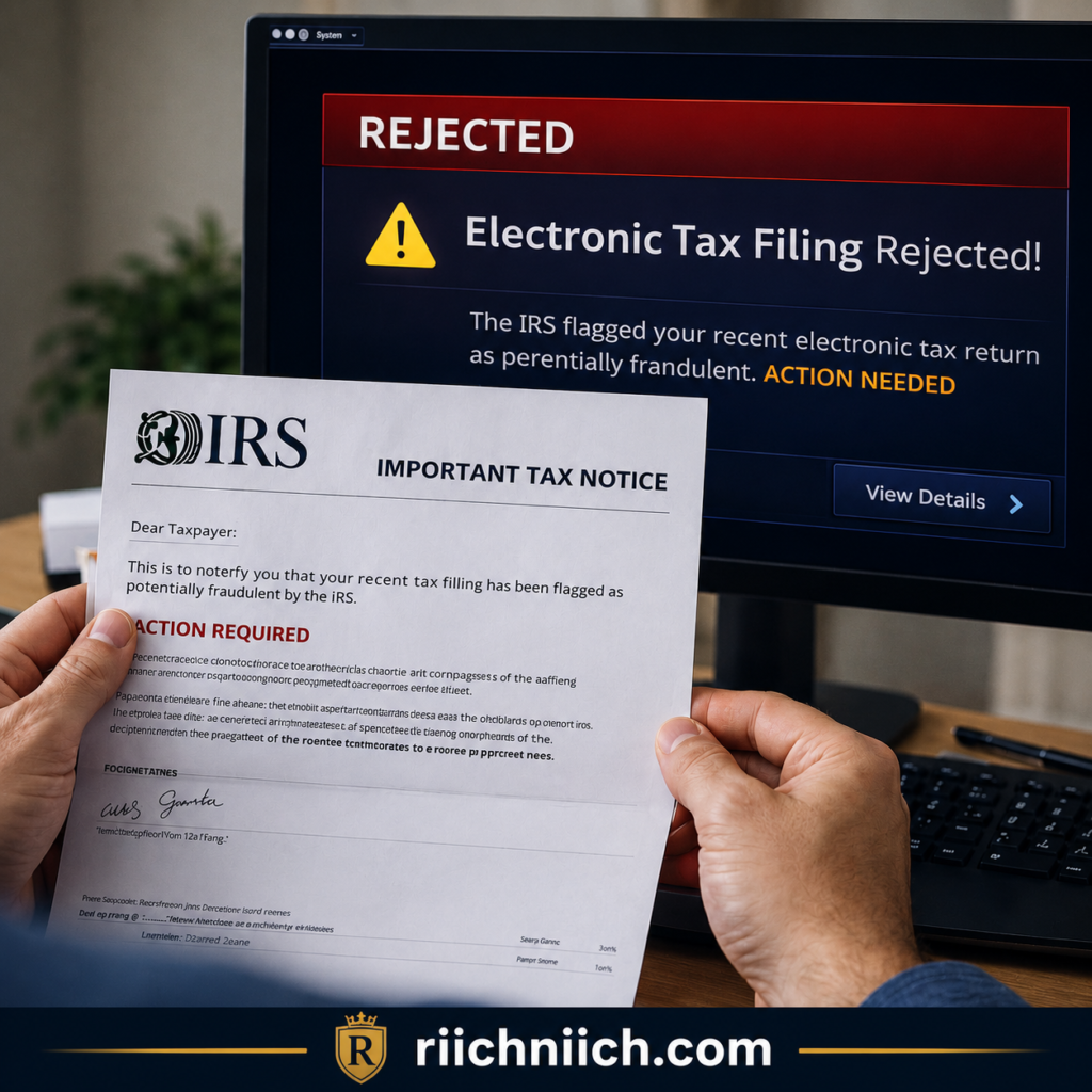13 warning signs someone stole your identity: Tax notice and rejection alert