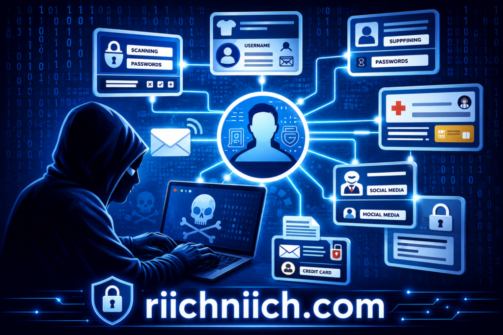 how identity theft happens: Hacker's network: identity theft in action