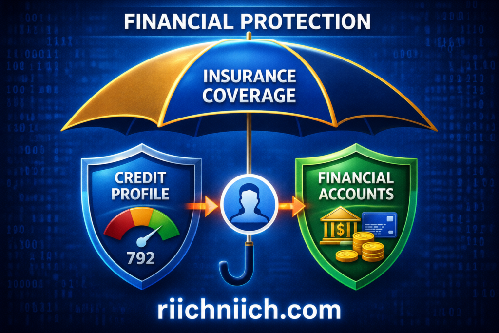 how identity theft happens: Financial protection infographic design
