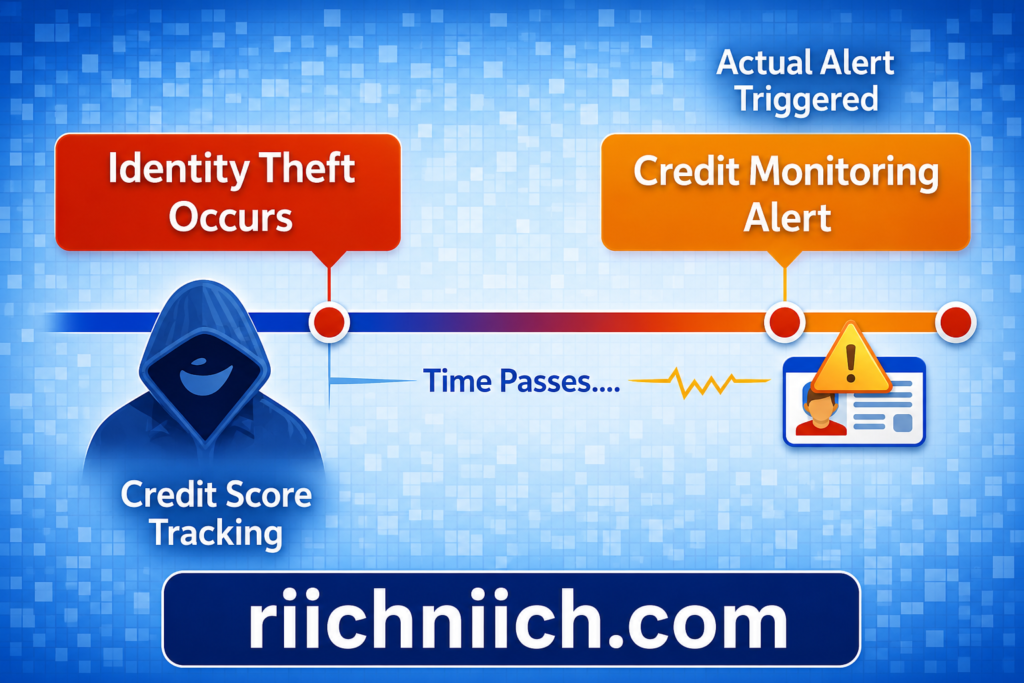 Is Aura Better Than Free Credit Monitoring: Identity theft and alert monitoring infographic