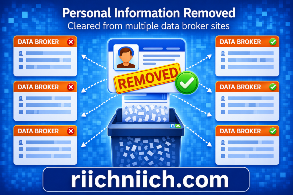 Is Aura Better Than Free Credit Monitoring: Personal data removal infographic