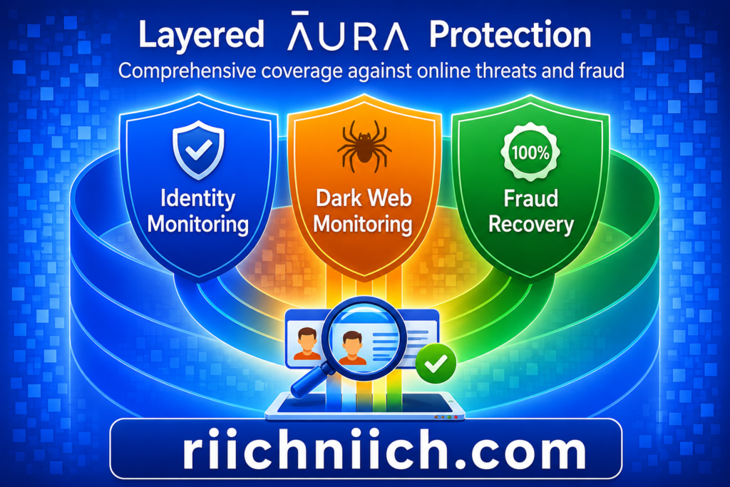 Is Aura better than free credit monitoring: Layered protection for online security