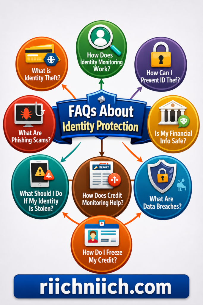 Is Aura Better Than Free Credit Monitoring: Identity protection FAQ infographic