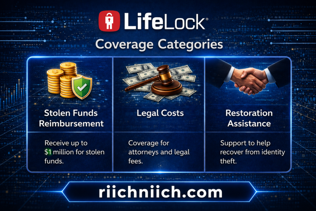 LifeLock vs Identity Guard: Cybersecurity coverage infographic design
