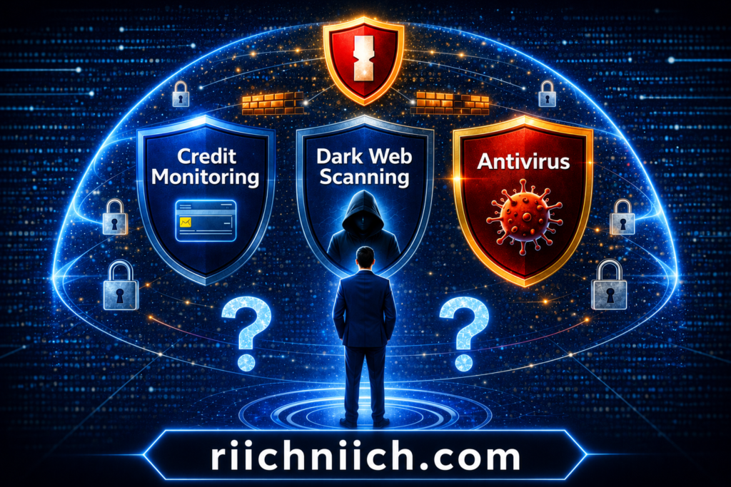 LifeLock vs Identity Guard: Cyber security defense interface concept