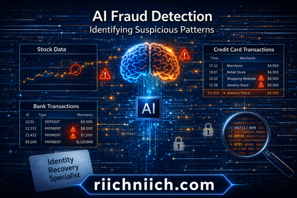 LifeLock vs Identity Guard: AI fraud detection dashboard interface