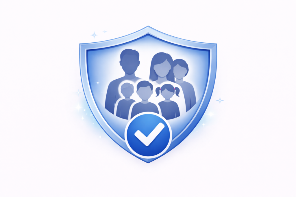Aura vs LifeLock: Family shield with glowing accents