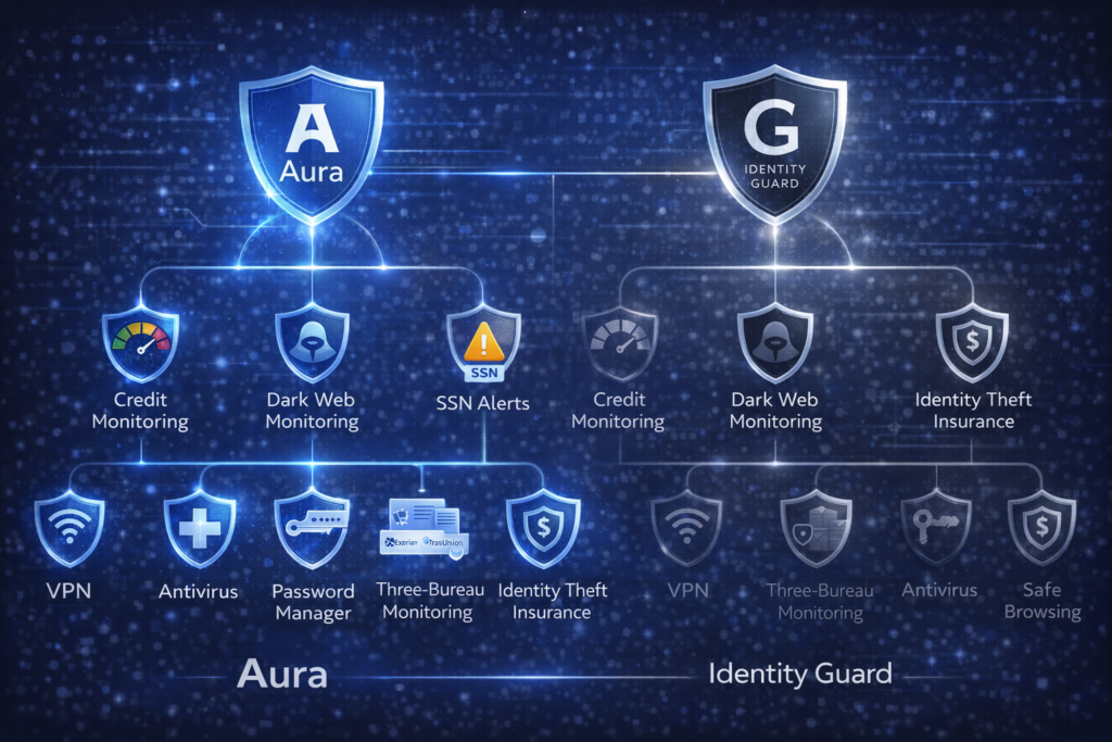 Aura vs Identity Guard: Aura vs Identity Guard comparison