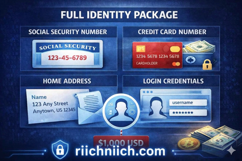how identity theft happens: full identity package