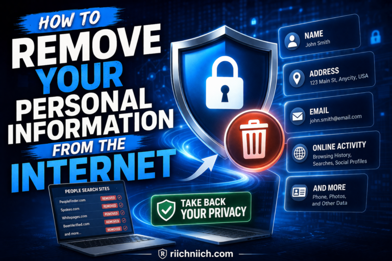 How to Remove Your Personal Information from the Internet (2026 Guide)