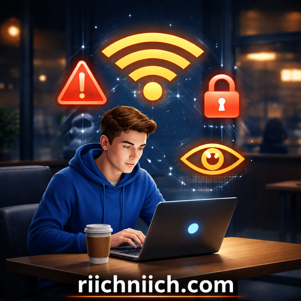 Public WiFi dangers: Cybersecurity in a modern café setting