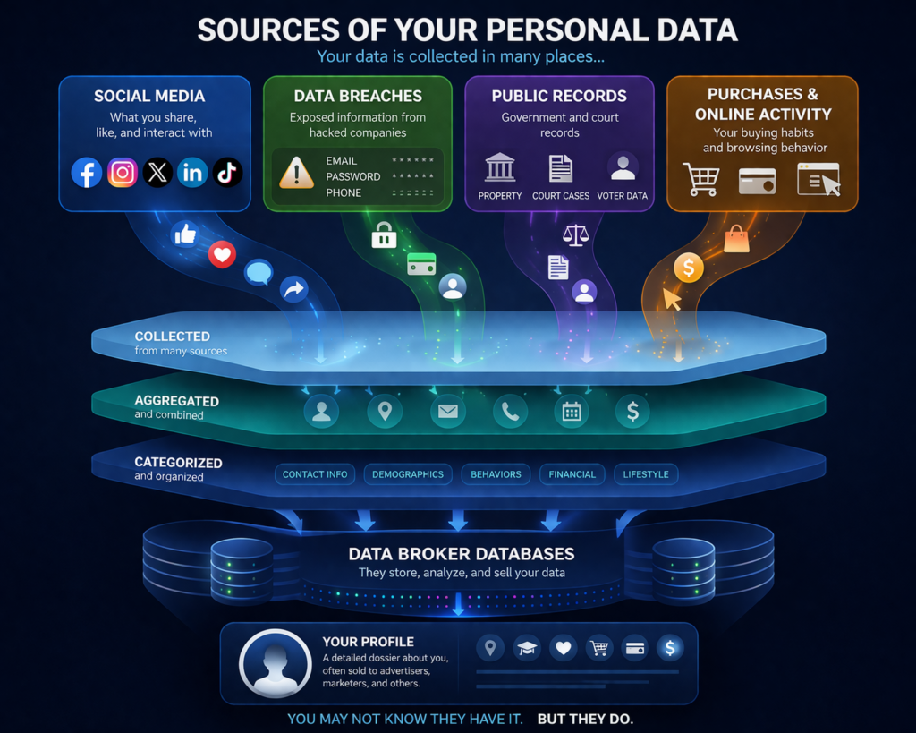 Is Incogni worth it: Sources of your personal data